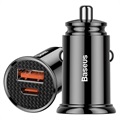 Carregador de Carro Baseus PPS CCYS-A01 - 30W, QC4.0, PD3.0 - Preto
