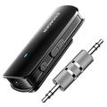ESSAGER ES-BT09 Adaptador Bluetooth multifuncional portátil com fios para sem fios BT5.3 Conversor de lapela com suporte para microfone