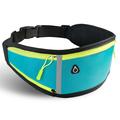GOUNOD SK015 Cinto desportivo / Bolsa de cintura para corrida com suporte para garrafa de água - Ciano