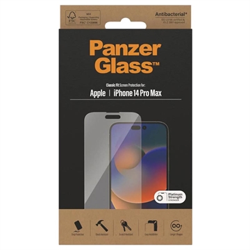 Protetor de Ecrã PanzerGlass AntiBacterial para iPhone 13 Pro Max