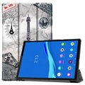 Bolsa Fólio Tri-Fold para Lenovo Tab M10 FHD Plus - Torre Eiffel