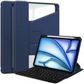 Capa inteligente rotativa 360 para iPad Air 13 2024/2025 com teclado Bluetooth