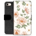 Bolsa tipo Carteira para iPhone 7/8/SE (2020)/SE (2022) - Floral